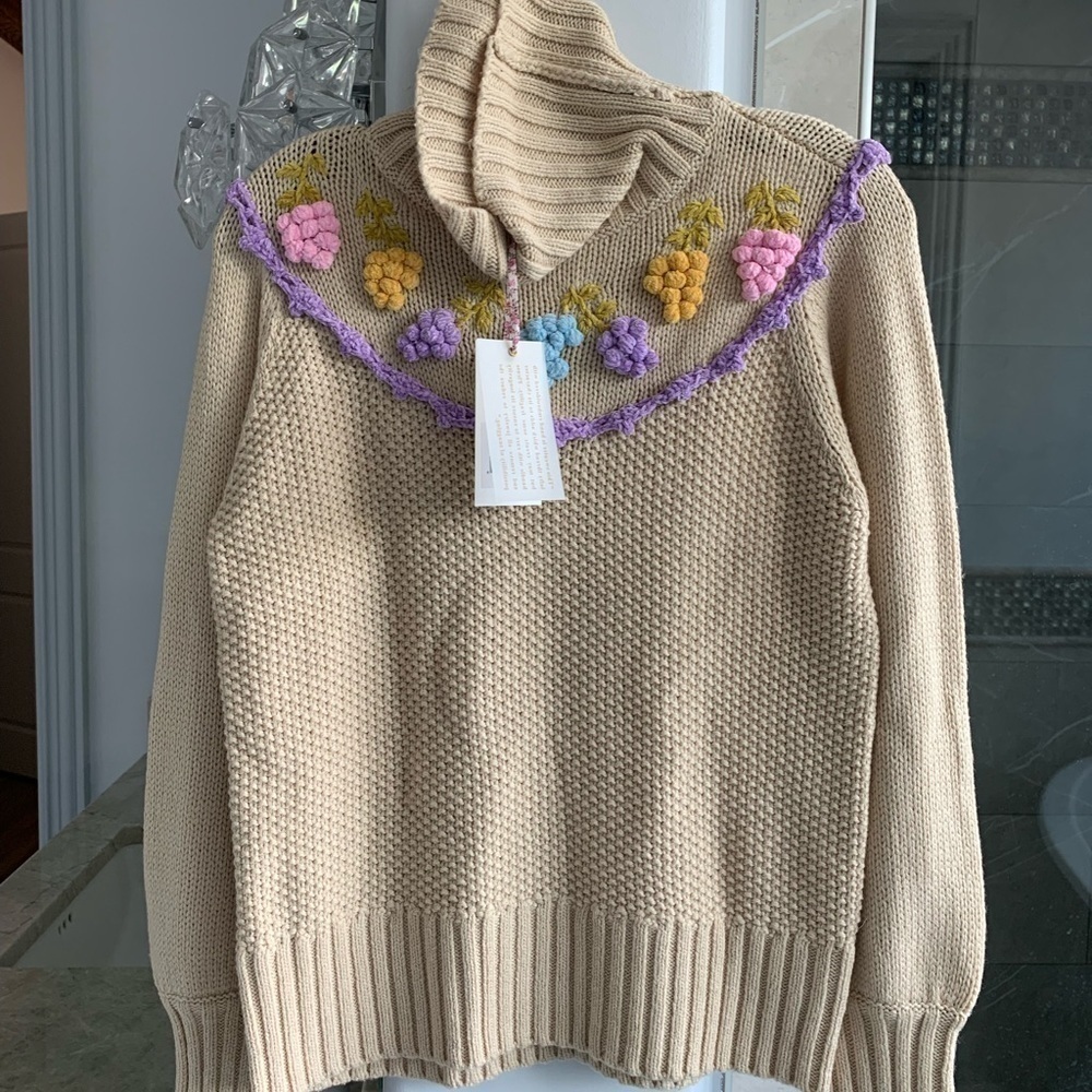 LOVESHACKFANCY Rhett Turtleneck Sweater - Picture 7 of 13